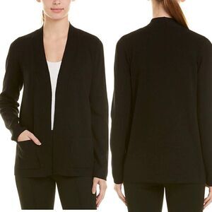 Jones New York Womens Open Front Cardi W/Rib Placket NEW